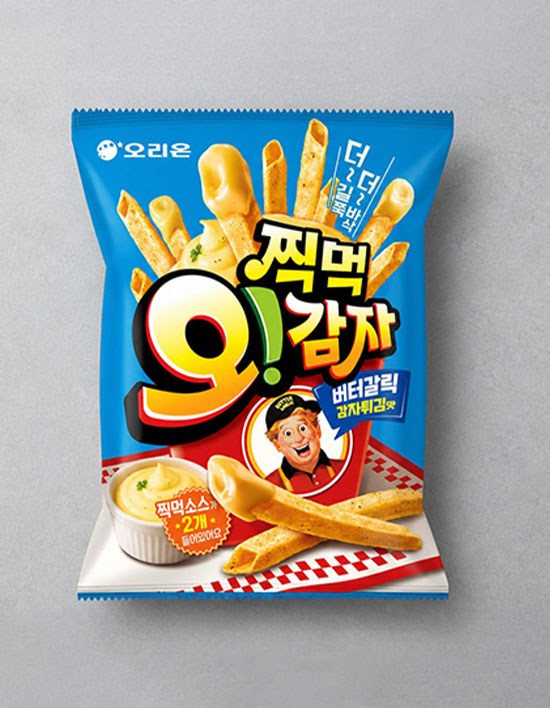 오리온 오감자 버터갈릭감자튀김맛