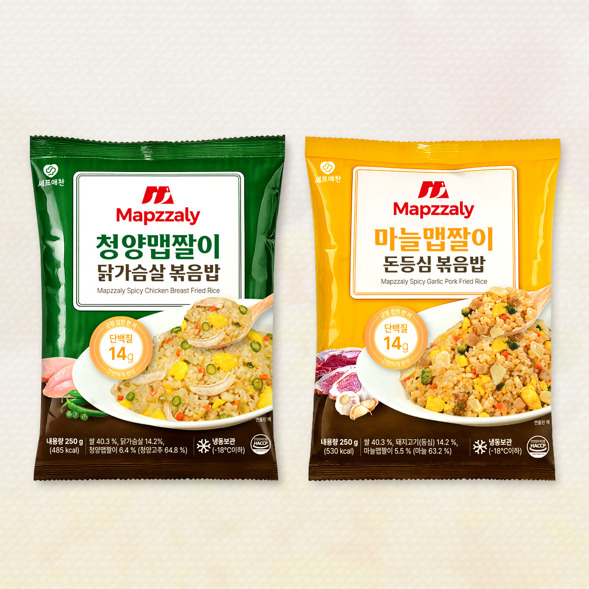 셰프애찬 맵짤이 볶음밥 2종
