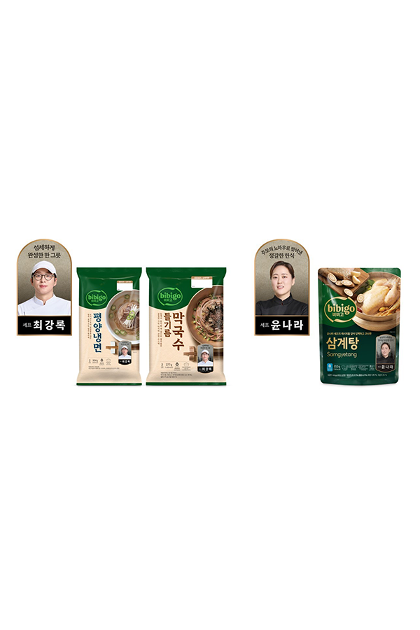 CJ제일제당 스타 셰프 협업 프리미엄 여름면